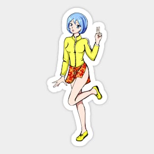 crypto - NFT - manga girl – Kryptine - [Kryptine 51] [1423000] Sticker